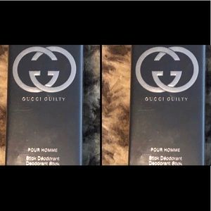 Gucci Guilty Pour Homme Deodorant Sticks two 2.4oz
